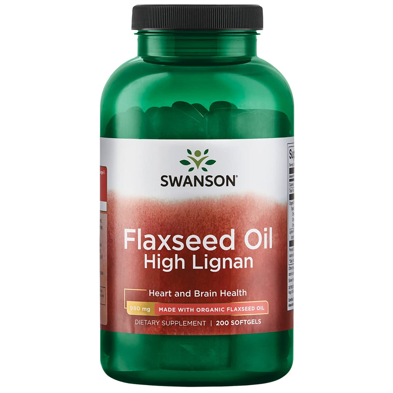 [Australia] - Swanson Flaxseed Oil High Lignan (Omegatru) 200 Sgels 1 