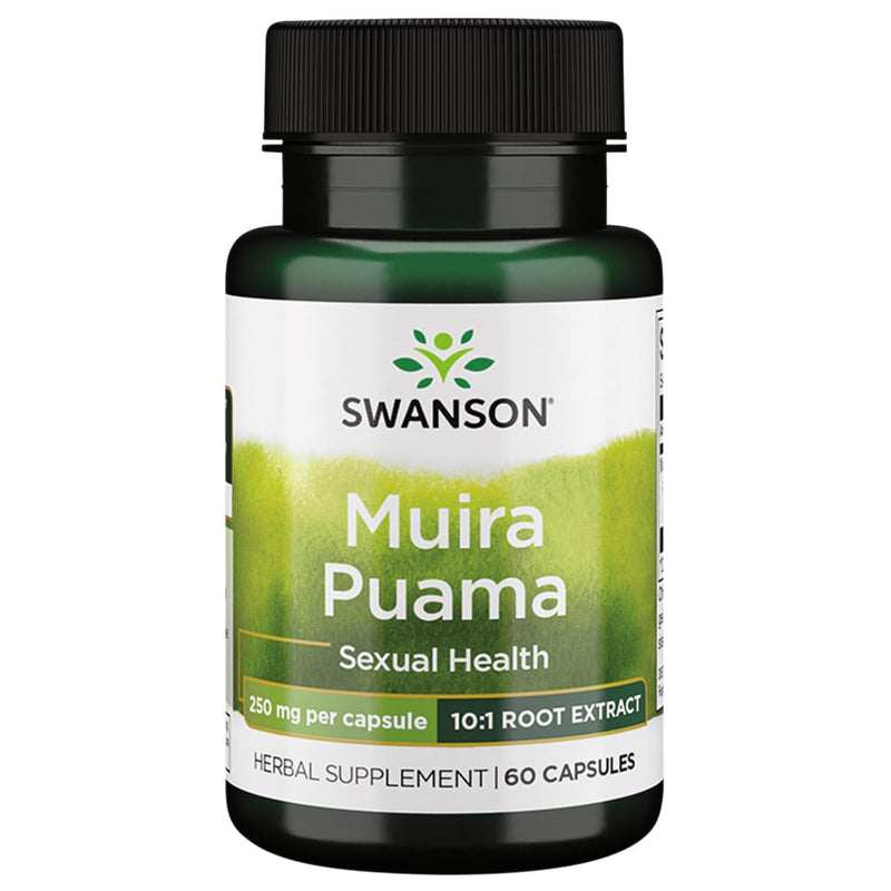 [Australia] - Swanson Muira Puama (10:1) 250 Milligrams 60 Capsules 