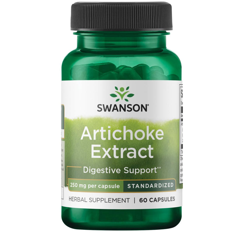 [Australia] - Swanson Artichoke 250 Milligrams 60 Capsules 