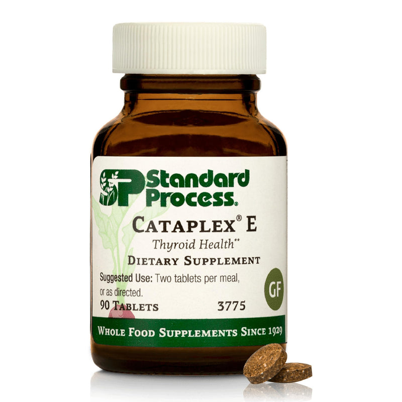 Standard Process Cataplex E, Thyroid & Endocrine Support, 90 Tablets | Thyroid Health Dietary Supplement, Gluten-Free, Non-Dairy and Non-Soy, Endocrine Gland Health Support 90 Count (Pack of 1)
