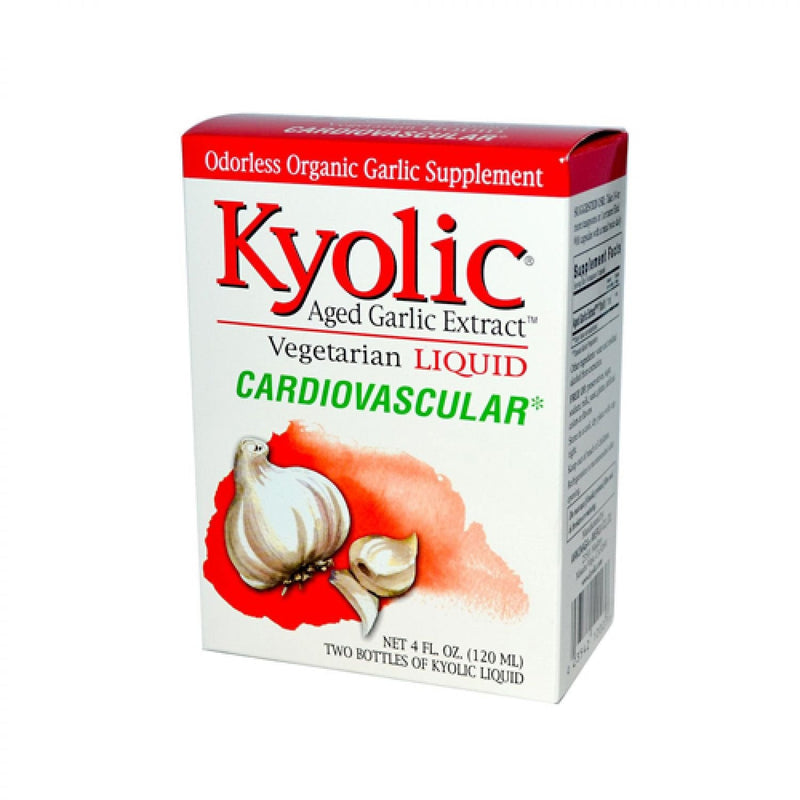 [Australia] - Kyolic Aged Garlic Extract Liquid, Vegetarian Cardiovascular, 4 Ounces (Packaging May Vary) 4 Fl Oz (Pack of 1) 