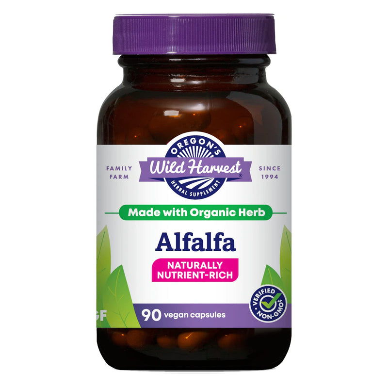 [Australia] - Oregon's Wild Harvest Non-GMO Alfalfa Capsules Organic Herbal Supplements, 90 Count 