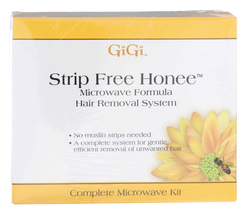 [Australia] - GiGi Strip-Free Honee Wax Kit for Hair Removal - Complete At-Home Waxing Kit for Face, Body, Bikini & Brazilian 1 Count (Pack of 1) Strip Free Honee 