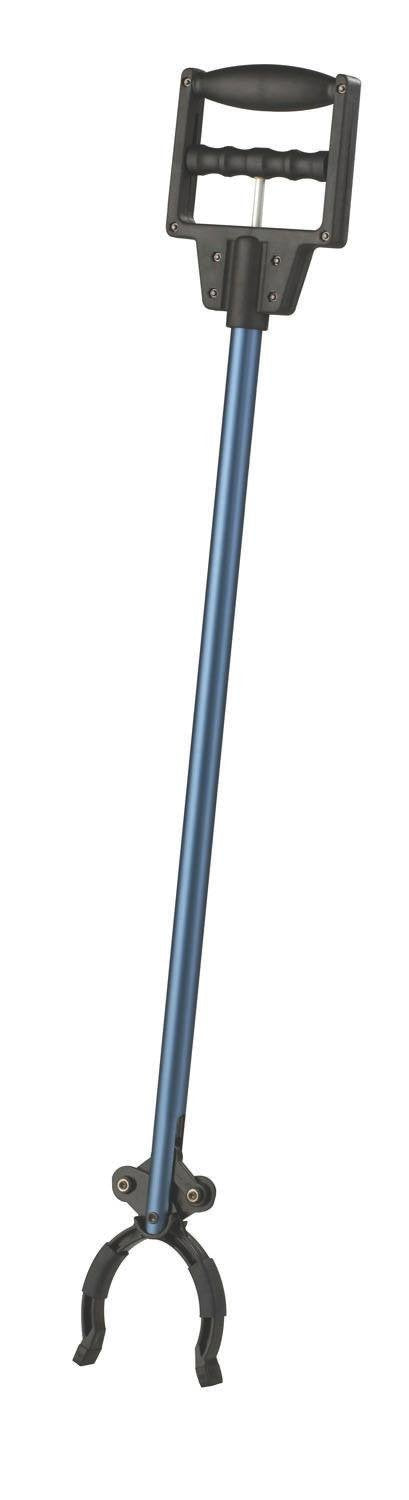 [Australia] - Medline 31" Reacher Grabber Tool with 5 lb Weight Capacity in Blue - Durable, Lightweight Aid for Elderly & Disabled - Ideal for Medical Patients, Hospitals & Nursing Homes 