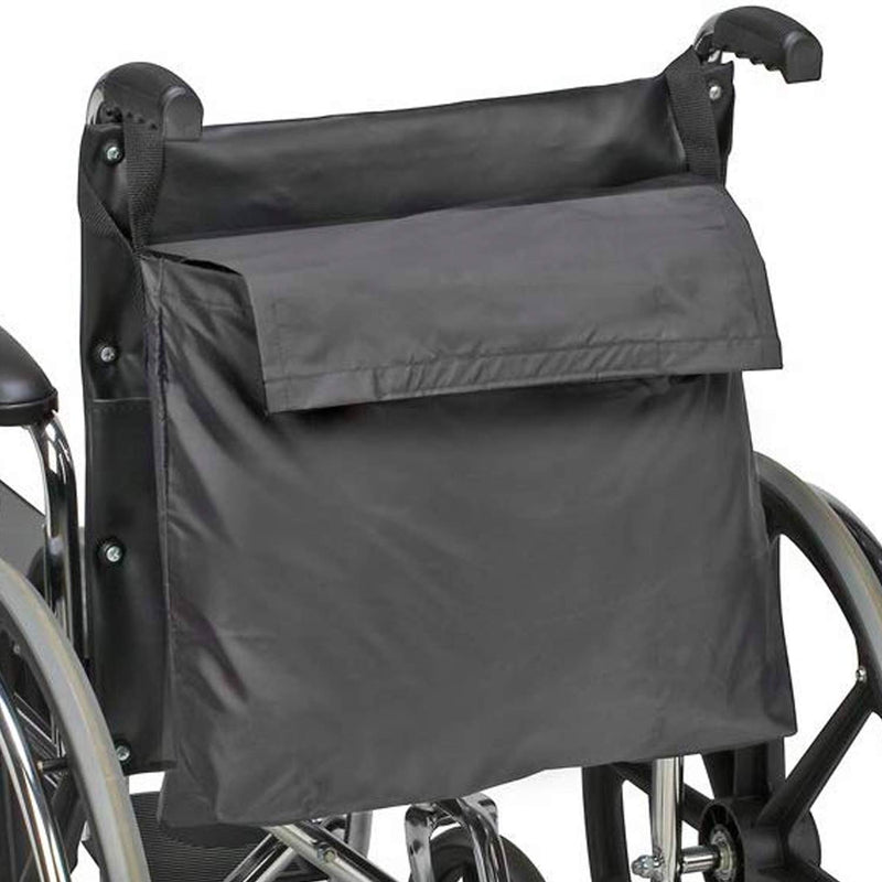 [Australia] - DMI Wheelchair Bag Provides Storage on Wheelchairs and Transport Chairs for Elderly and Disabled, FSA HSA Eligible, Straps for Quick and Easy Install, Black 1 Count (Pack of 1) 