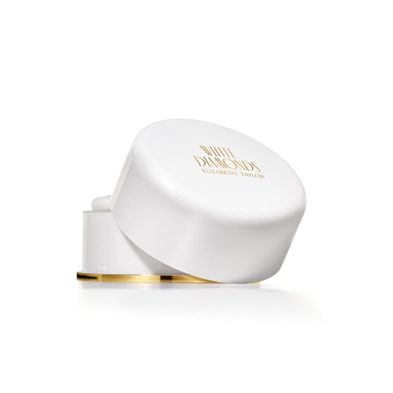 Elizabeth Taylor White Diamonds Body Powder with Puff for Women, 2.6 oz | Women's floral chypre body powder. Perfume with notes of Amazon lily, tuberose, jasmine, rose, amber, and sandalwood. 2.6 Ounce (Pack of 1)