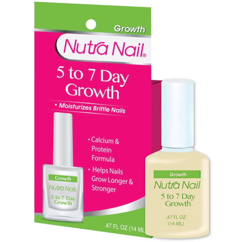[Australia] - Nutra Nail 5 to 7 Day Growth Treatment - Fast Keratin Nail Hardener & Nail Strengthener for Thin Nails, Brittle & Damaged (0.47 Fl Oz) 0.47 Fl Oz (Pack of 1) 