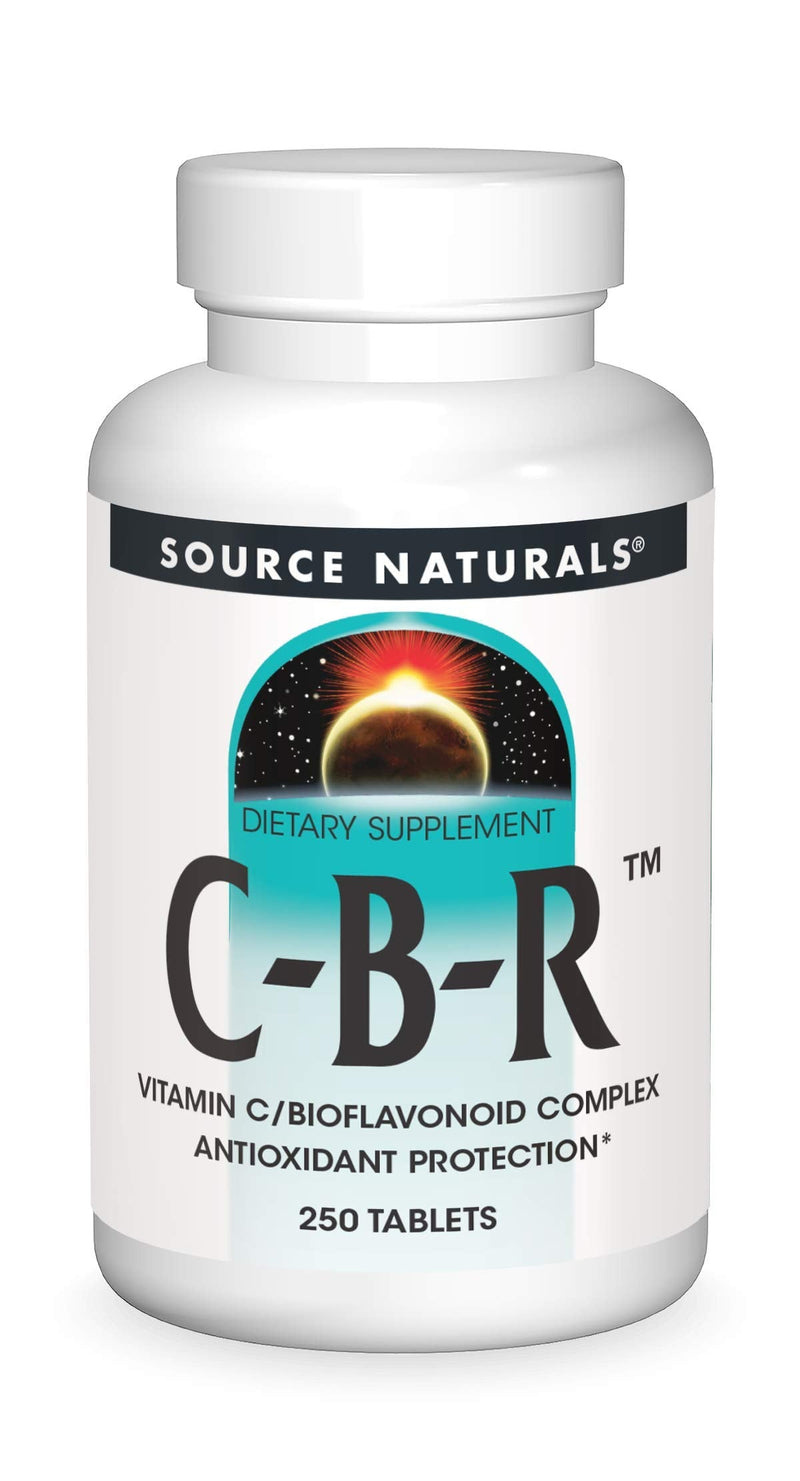 Source Naturals C-B-R, 250 Tablets | Vitamin C / Bioflavonoid Complex For Antioxidant Protection* 1 250 Count (Pack of 1)