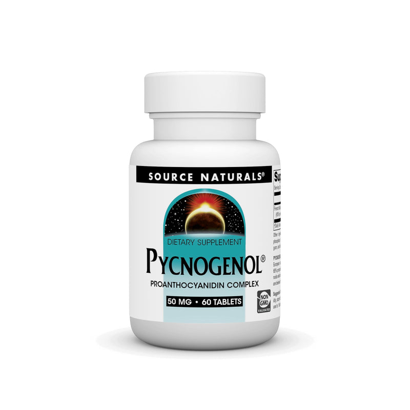 [Australia] - Source Naturals Pycnogenol 50 mg Proanthocyanidin Complex - 60 Tablets 60 Count (Pack of 1) 