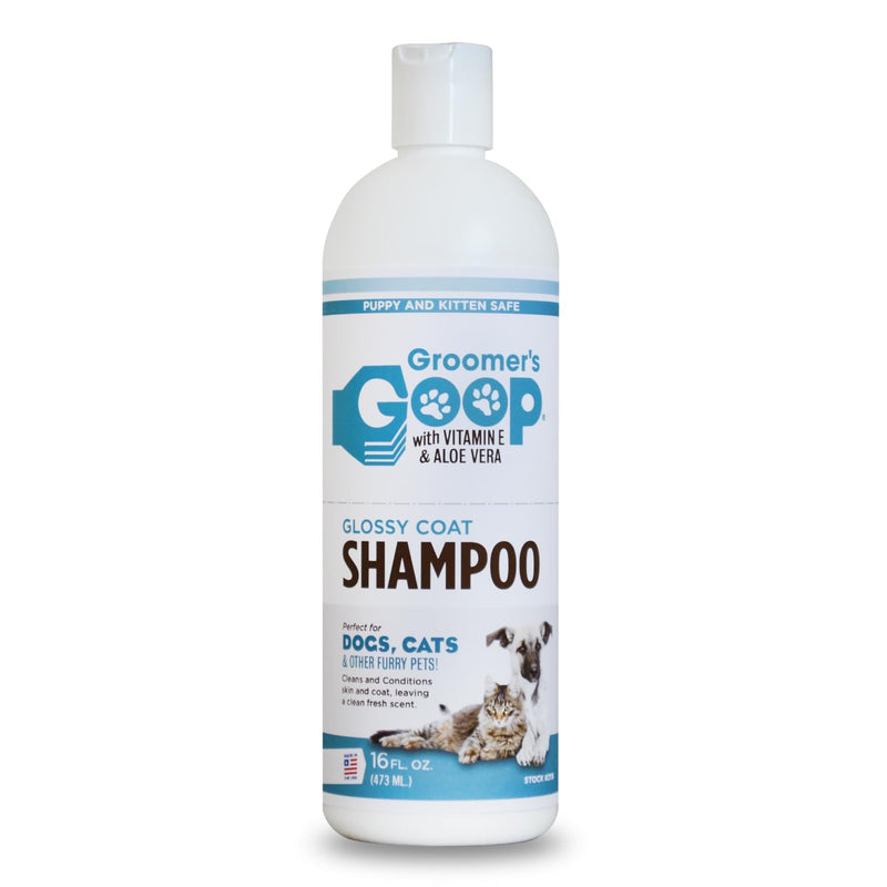 Groomer's Goop Glossy Coat Pet Shampoo - 16 oz Flip-Top Bottle - PawsPlanet Australia