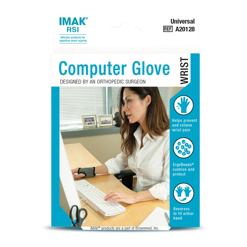 [Australia] - Brownmed IMAK RSI Computer Glove - Wrist Brace for Carpal Tunnel Relief - Compression Glove for Wrist & Hand Support 1 