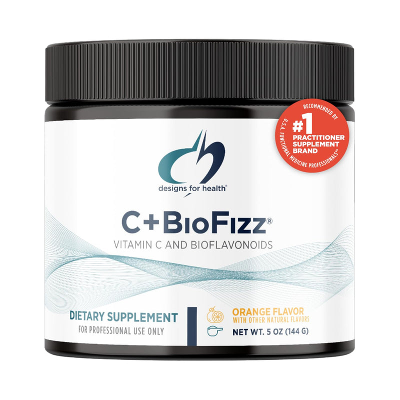 [Australia] - Designs for Health C+BioFizz Fizzy Vitamin C Drink Powder High Potency Powder with Bioflavonoids - Immune + Antioxidant Support - Vegan (36 Servings / 144g) Standard Packaging 