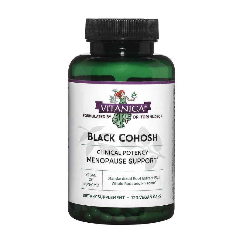 [Australia] - Vitanica Black Cohosh, Cimicifuga Extract Plus, Vegan, 120 Capsules 