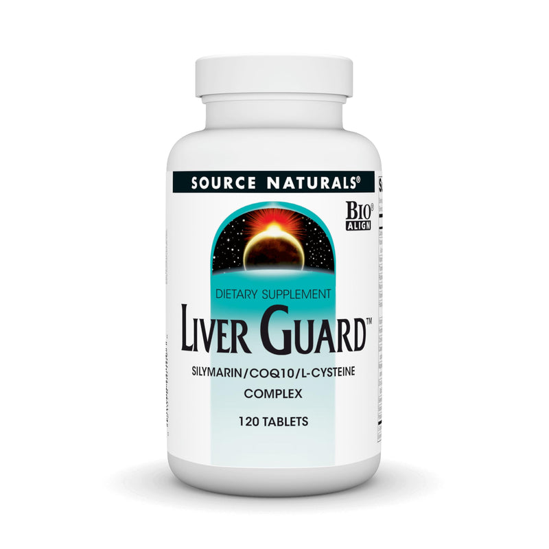 [Australia] - Source Naturals Liver Guard, with Silymarin, CoQ10, L-Cysteine Complex, for healthy liver function* - 120 Tablets 120 Count (Pack of 1) 