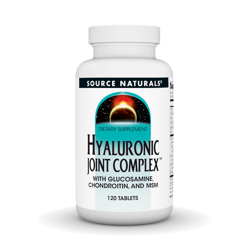 [Australia] - Source Naturals Hyaluronic Joint Complex with Glucosamine, Chondroitin & MSM Extra Strength - 120 Tablets 120 Count (Pack of 1) 