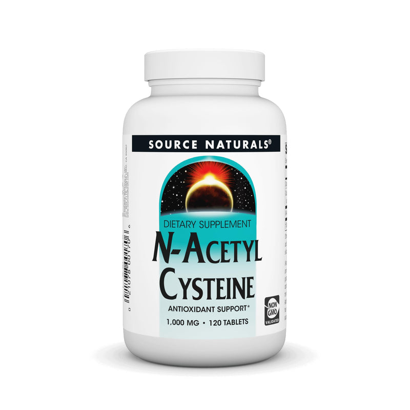 [Australia] - Source Naturals N-Acetyl Cysteine Antioxidant Support, Dietary Supplement That Supports Respiratory Health* - 1000 mg -120 Tablets 