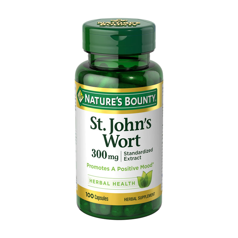 [Australia] - Nature's Bounty St. John's Wort 300 mg Caps, 100 ct 