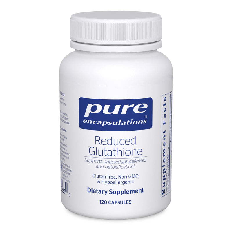 [Australia] - Pure Encapsulations Reduced Glutathione | Hypoallergenic Antioxidant Supplement to Support Liver and Cell Health* | 120 Capsules 120 Count (Pack of 1) 