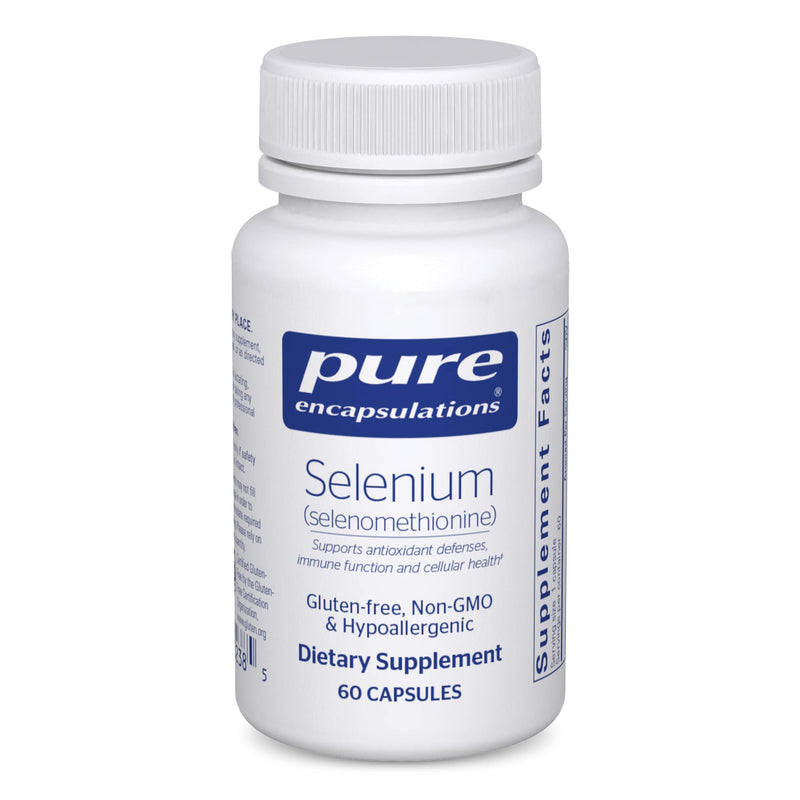 [Australia] - Pure Encapsulations Selenium - 200 mcg - for Healthy Cellular Function, Immune System & Antioxidant Defenses - Mineral Supplement - Vegan & Gluten Free - 60 Capsules 60 Count (Pack of 1) 