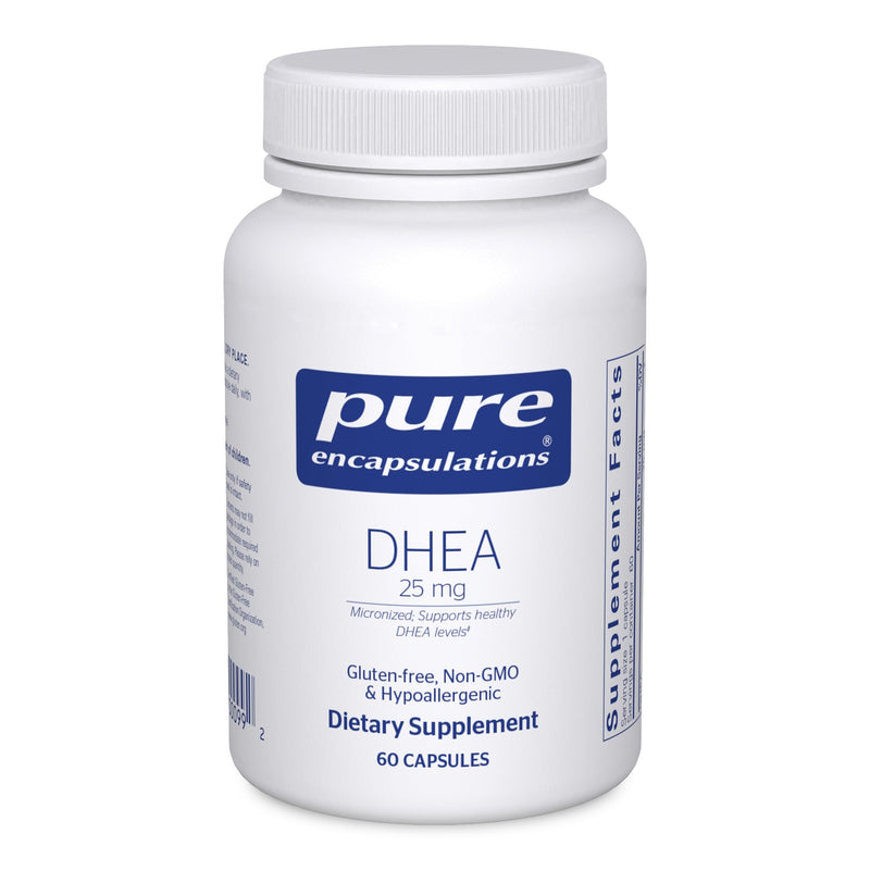 Pure Encapsulations DHEA 25 mg - Supplement for Immune Support, Hormone Balance, Metabolism Support, and Energy Levels* - with Micronized DHEA - 60 Capsules | Supplement for Immune Support, Hormone Balance, Metabolism Support, and Energy Levels*, with ...