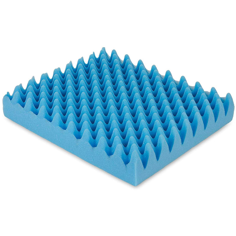 [Australia] - DMI Egg Crate Sculpted Foam Chair Cushion, Seat Cushion for Car, Office Chair or Wheelchair Cushion to Relieve Back, Tail Bone Pain, Sciatica, 18x16x4, Without Back 