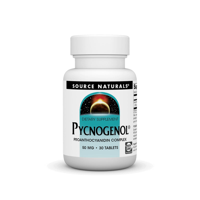 [Australia] - Source Naturals Pycnogenol 50 mg Proanthocyanidin Complex - 30 Tablets 30 Count (Pack of 1) 