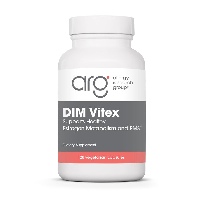 Allergy Research Group DIM Vitex - Supports Estrogen Metabolism - DIM with NAC and Vitamin B & Magnesium - 60 Servings - 120 Capsules