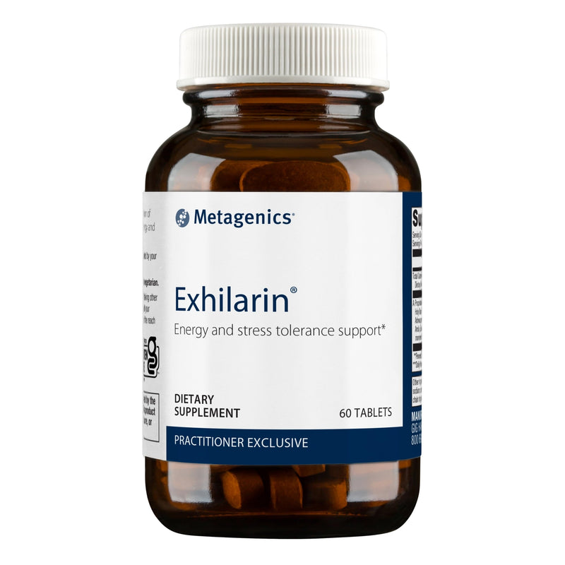 [Australia] - Metagenics Exhilarin - Energy & Stress Tolerance Support* - with Ashwagandha, Holy Basil, Amla & Bacopa - Designed in Style of Ayurvedic Medicine - 60 Tablets 