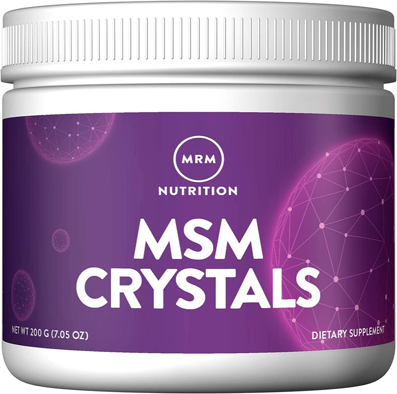 [Australia] - MRM Nutrition MSM Crystals | Methyl-sulfonyl-Methane Drink Mix | Joint Health | Hair + Skin + Nails | Bioavailable Form of Sulfur | Gluten-Free + Vegan | 200 Servings 