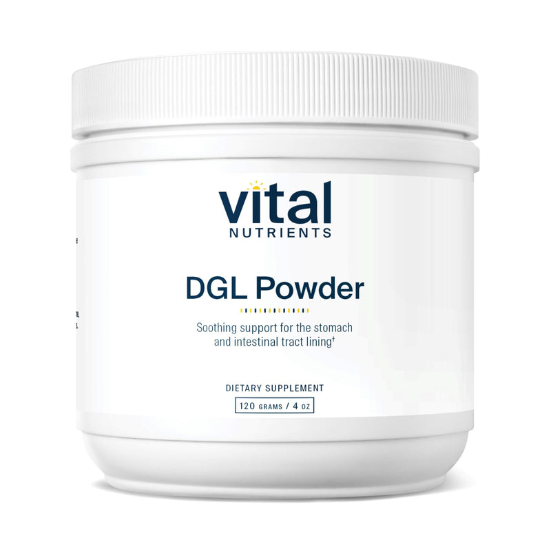 [Australia] - Vital Nutrients DGL Powder | Vegan Supplement | DGL Licorice Root Extract to Support Healthy Stomach Lining and Digestive Tract* | Gluten, Dairy and Soy Free | Non-GMO | 120 Grams 