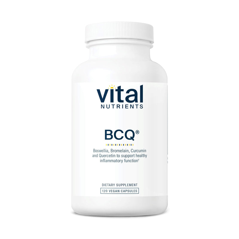 [Australia] - Vital Nutrients BCQ | Vegan Boswellia, Bromelain, Curcumin & Quercetin Supplement | Joint Support Supplement | Supports Sinus & Digestive Health | Gluten, Dairy, Soy Free | 120 Capsules 120 Count (Pack of 1) 