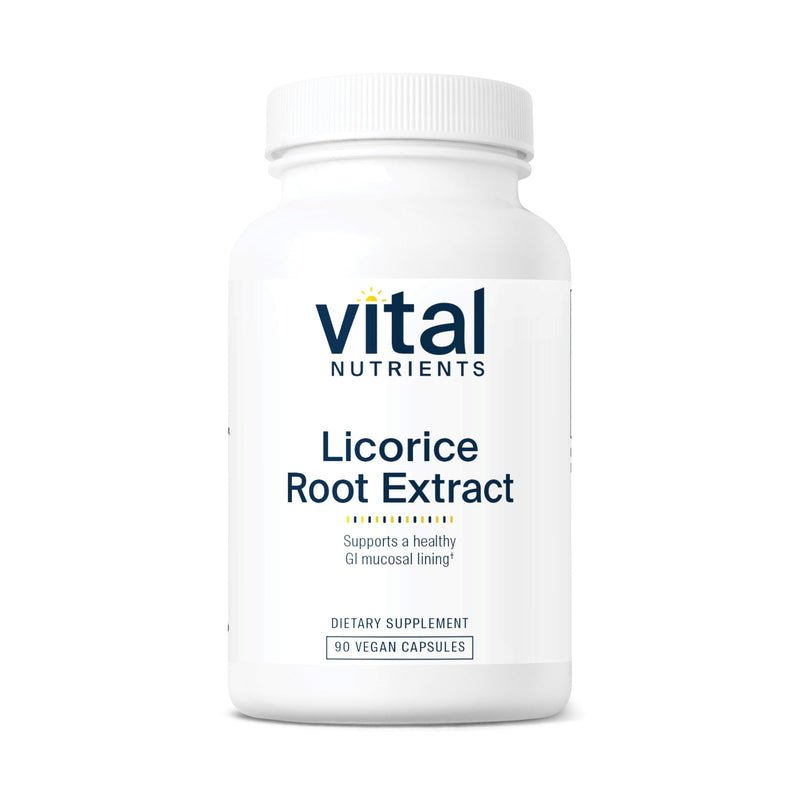 [Australia] - Vital Nutrients - Licorice Root Extract - Herbal Immune Support - Adrenal Support - 90 Vegetarian Capsules per Bottle - 400 mg 