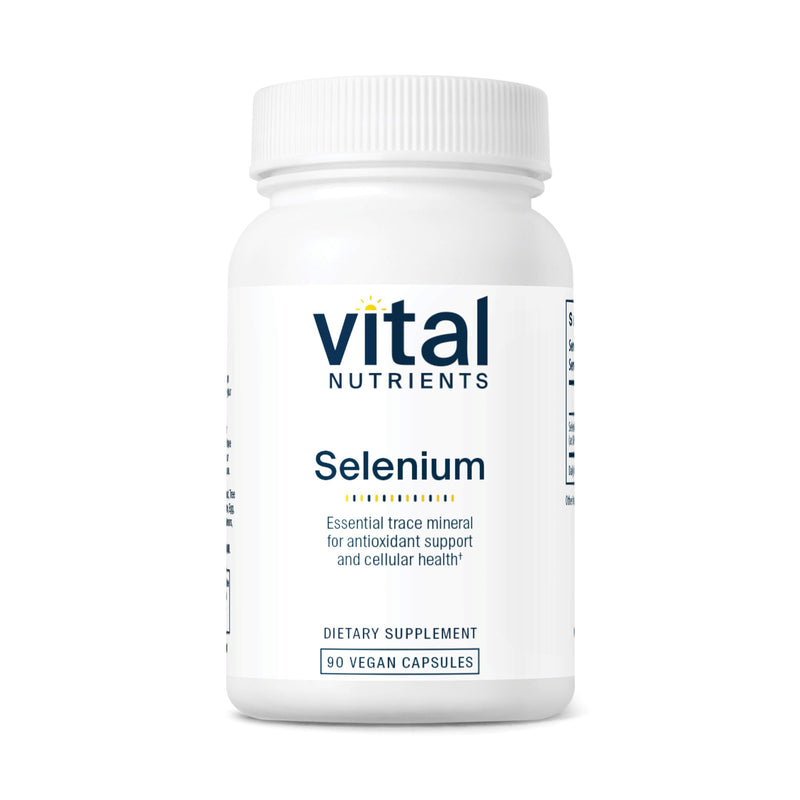 [Australia] - Vital Nutrients - Selenium - Powerful Antioxidant Support - 90 Vegetarian Capsules per Bottle - 200 mcg 
