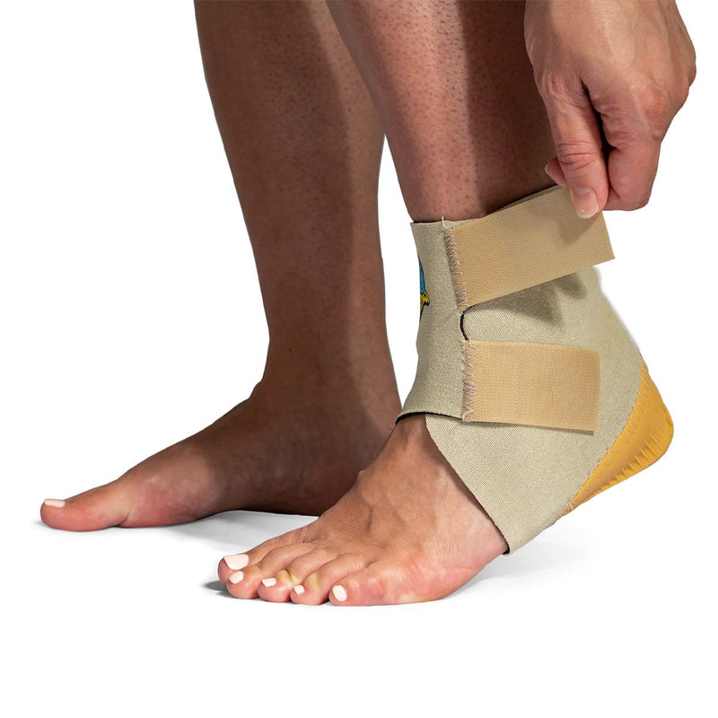 Tuli’s Cheetah Heel Cup with Compression Sleeve, Barefoot Protection for Adults with Plantar Fasciitis, One Size Fits All Adult One Size (Pack of 1)