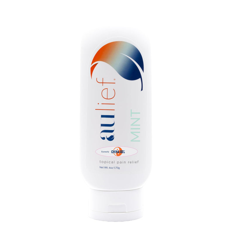 [Australia] - Aulief Topical Pain Relief Cream for Neck Pain Relief, Knee Pain Relief, Back Pain Relief and Other Muscle and Joint Pain, FSA HSA Approved, Mint Green Gel, 6 oz Tottle 6 Ounce (Pack of 1) 