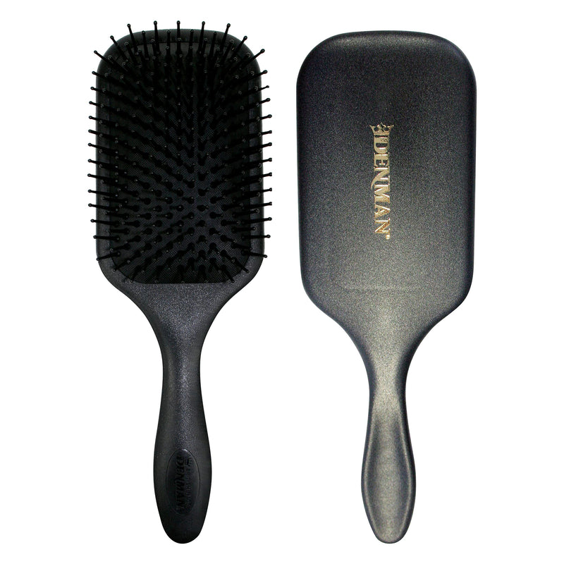 Denman Gentle Paddle Hairbrush for Comfortable Detangling, Blowdrying and Styling 1 Count (Pack of 1)