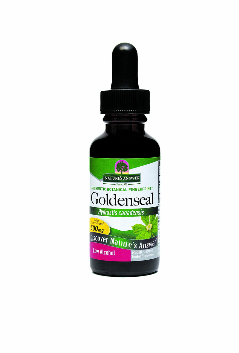 [Australia] - Nature's Answer Goldenseal Root with Organic Alcohol 1 Fluid Ounce | Promotes Overall Wellness | Natural Immune Booster | Inflammatory Reducer 
