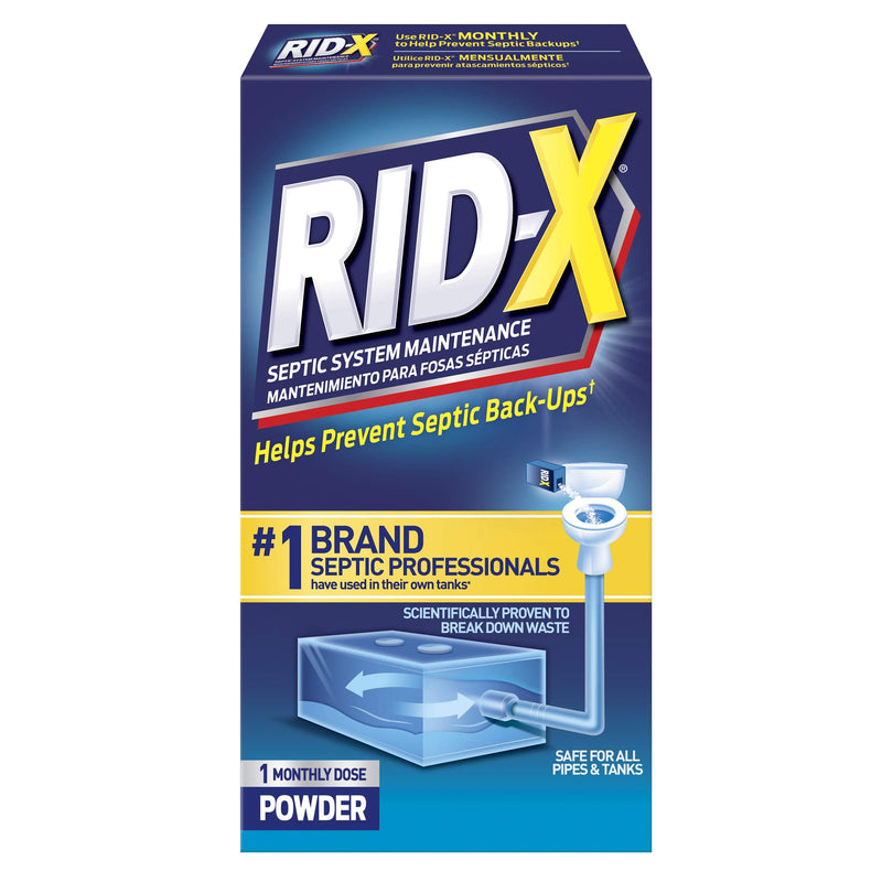 [Australia] - RID-X Septic Treatment, Septic Tank Treatment, 1 Month Supply Of Powder, 9.8 oz 9.8 Ounce (Pack of 1) 