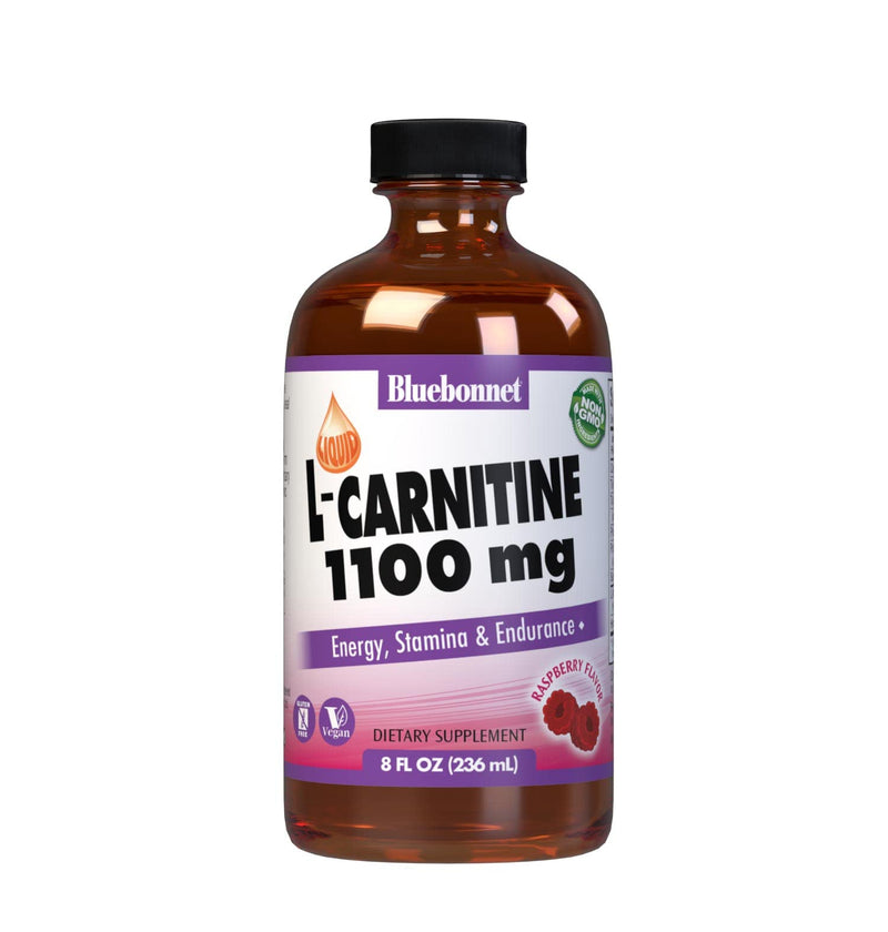 [Australia] - Bluebonnet Liquid L-Carnitine 1100 mg, Raspberry, 8 Fluid Ounce 