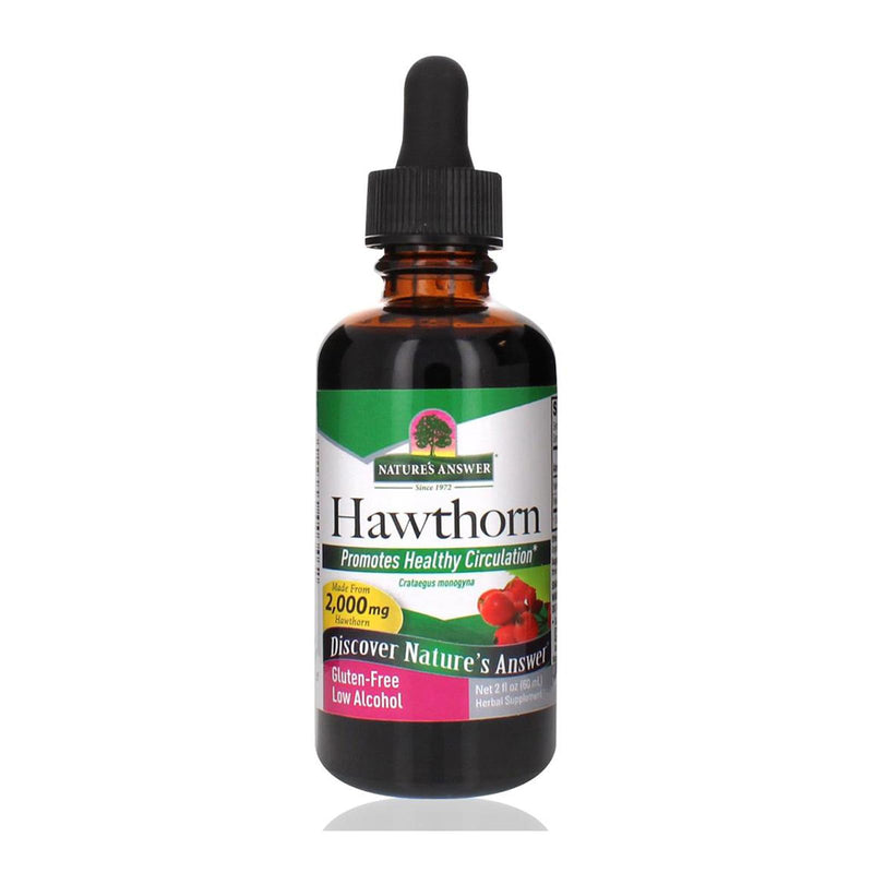 [Australia] - Nature's Answer Organic Hawthorn Extract 2 Oz - Low Alcohol, Gluten Free & Kosher - Heart Support - Ideal for Hawthorn Berry Tea 