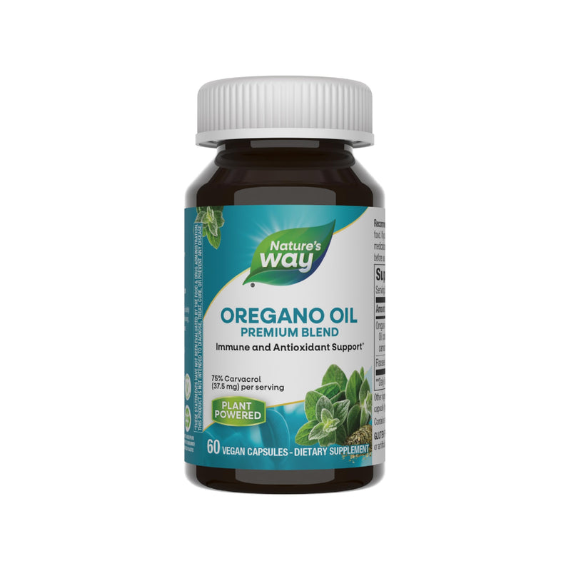 [Australia] - Nature’s Way Oregano Oil – Immune Support Supplement* - 75-85% Carvacrol – Gluten Free – 60 Vegan Capsules 60 Count (Pack of 1) 