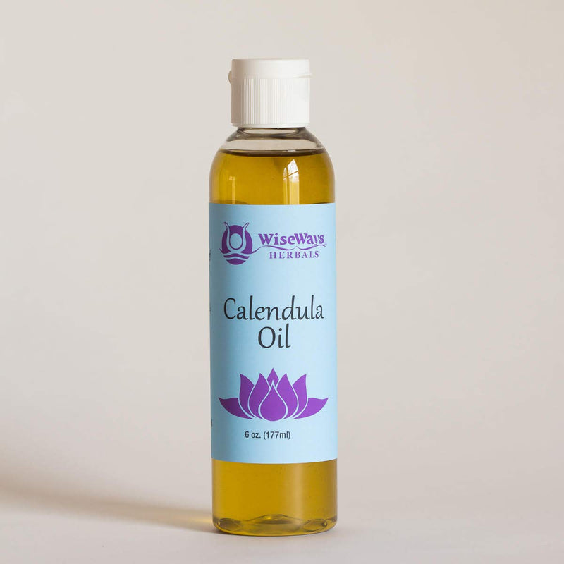 [Australia] - Wiseways Herbals Calendula Oil 6 Ounces Organic Natural Skin Care Oil for Sprains, Bruises and Swellings 
