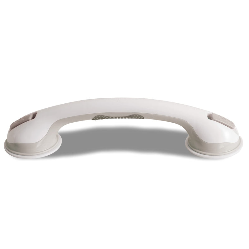[Australia] - Safe-er-Grip Changing Lifestyles Suction Cup Grab Bars For Bathtubs & Showers; Safety Bathroom Assist Handle, White & Grey, 16 Inches 