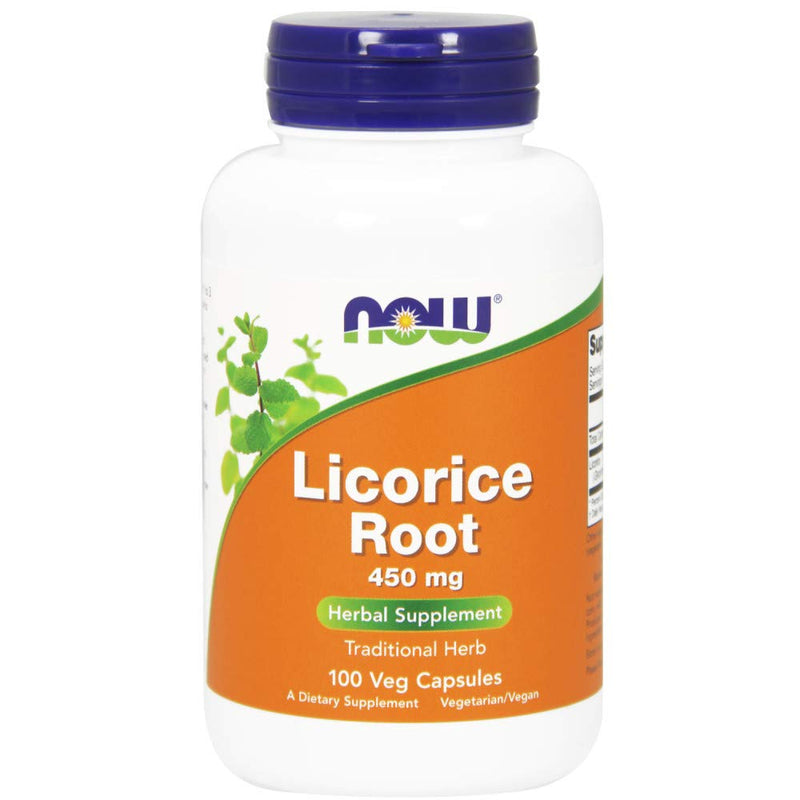 [Australia] - NOW Foods, LICORICE ROOT 450mg 100 CAPS 