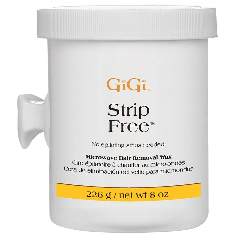 [Australia] - GiGi Strip Free Microwave Formula Hair Removal Wax, 8 oz Strip Free w/ Beeswax 