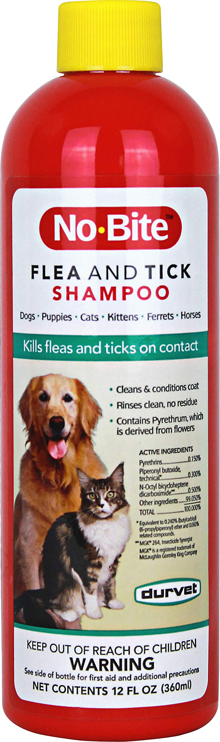 Durvet No-Bite Shampoo, 12-Ounce - PawsPlanet Australia
