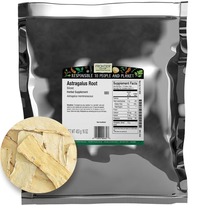 [Australia] - Frontier Bulk Astragalus Root Sliced, 16 Ounce 