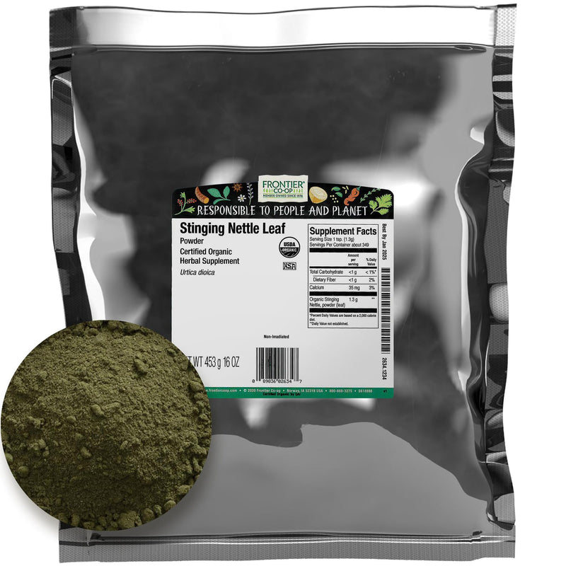 [Australia] - Frontier Co-op Organic Ground Stinging Nettle Leaf 1lb 
