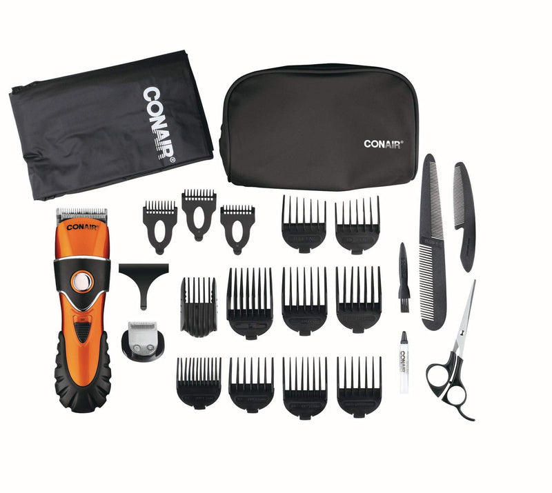 [Australia] - ConairMAN The Chopper, Hair Clippers for Men, 24-piece Hair Clipper with Mustache and Beard Trimmer 