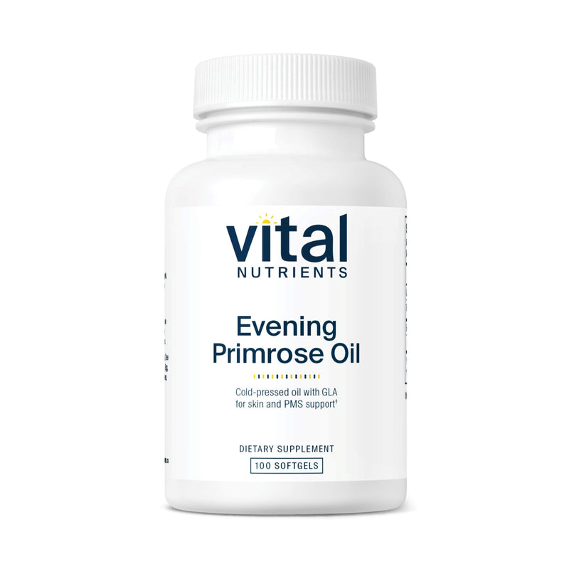 [Australia] - Vital Nutrients Evening Primrose Oil 1000mg | Cold Pressed Oil That Contains GLA, an Essential Omega-6 Fatty Acid for Women’s Health* | Gluten, Dairy and Soy Free | Non-GMO | 100 Softgels 100 Count (Pack of 1) 